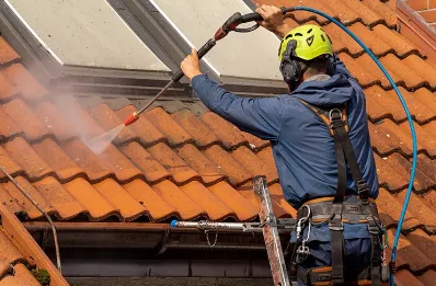 Démoussage et hydrofuge de toiture aux Marêts